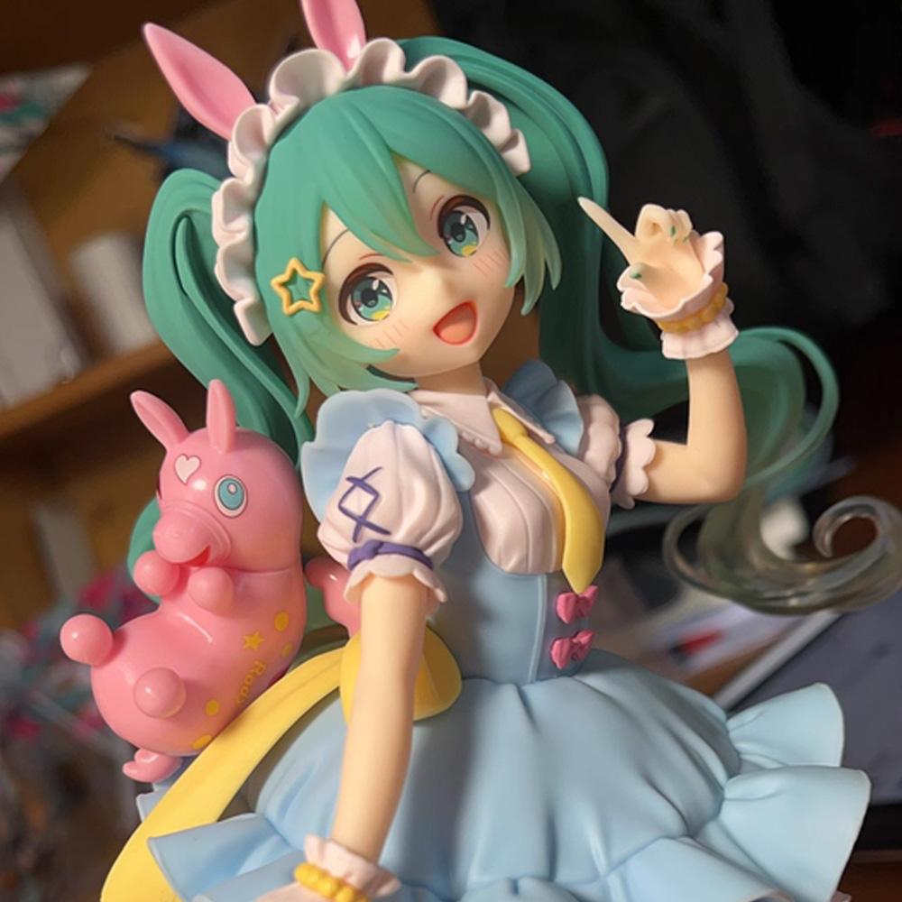20CM Hatsune Miku Anime Figure Kawaii Fairy Tales Miku Action Figure Lollipop Girl Figurine PVC Collection Model Doll Toy