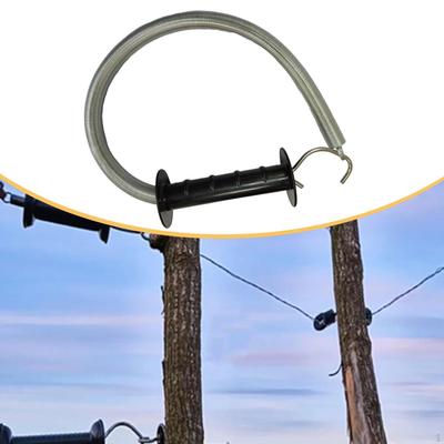 Elektrozaun Tor-Set Zaunsystem Zubehör Metallgriff mit Feder Ersatz für Ranch