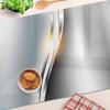 Decorative Kitchen Glass Cutting Board Tempered Glass Texture 80X52 Cm