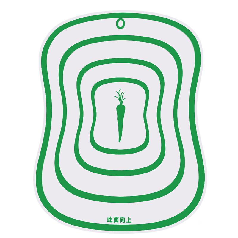 

Пластиковая хорошая разделочная доска Нескользящая матовая кухонная разделочная доска Инструмент Кухня 20x15cm зелёный