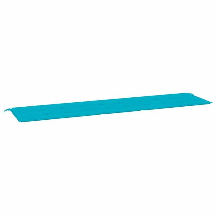 VidaXL Garden Bench Cushion, Non-Slip Chair Pad, Terrace Patio Living Room Decoration, Turquoise 361207