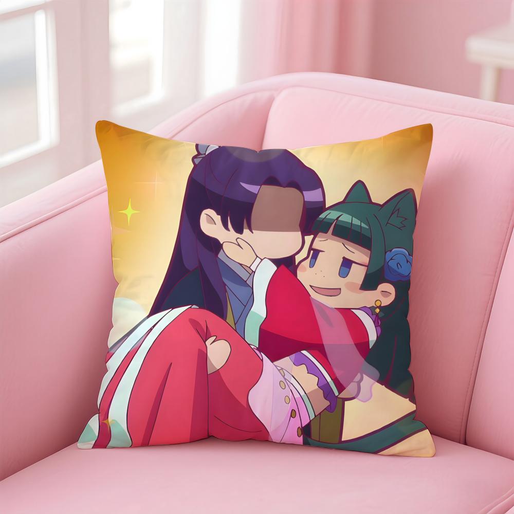 Anime Healing The AApothecary DDiaries Cushion Cover Pillow Case Soft Skin Friendly Fabric Comfort  Concealed Zipper