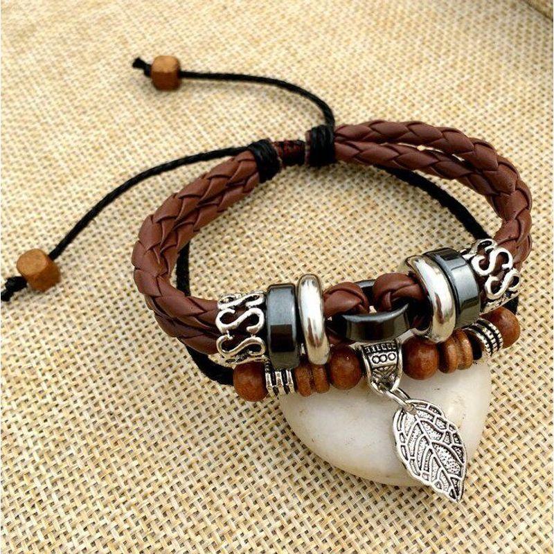 Fashion Casual Cowhide Fashion All-Match Cross Bracelet