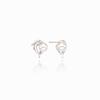 Minigold Silver Dolphin Pearl Earrings Mem22078