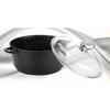 PRADEL EXCELLENCE Faitout Façon Pierre - Ø 20 Cm - 2,2 L - Noir - Tous Feux Dont Induction