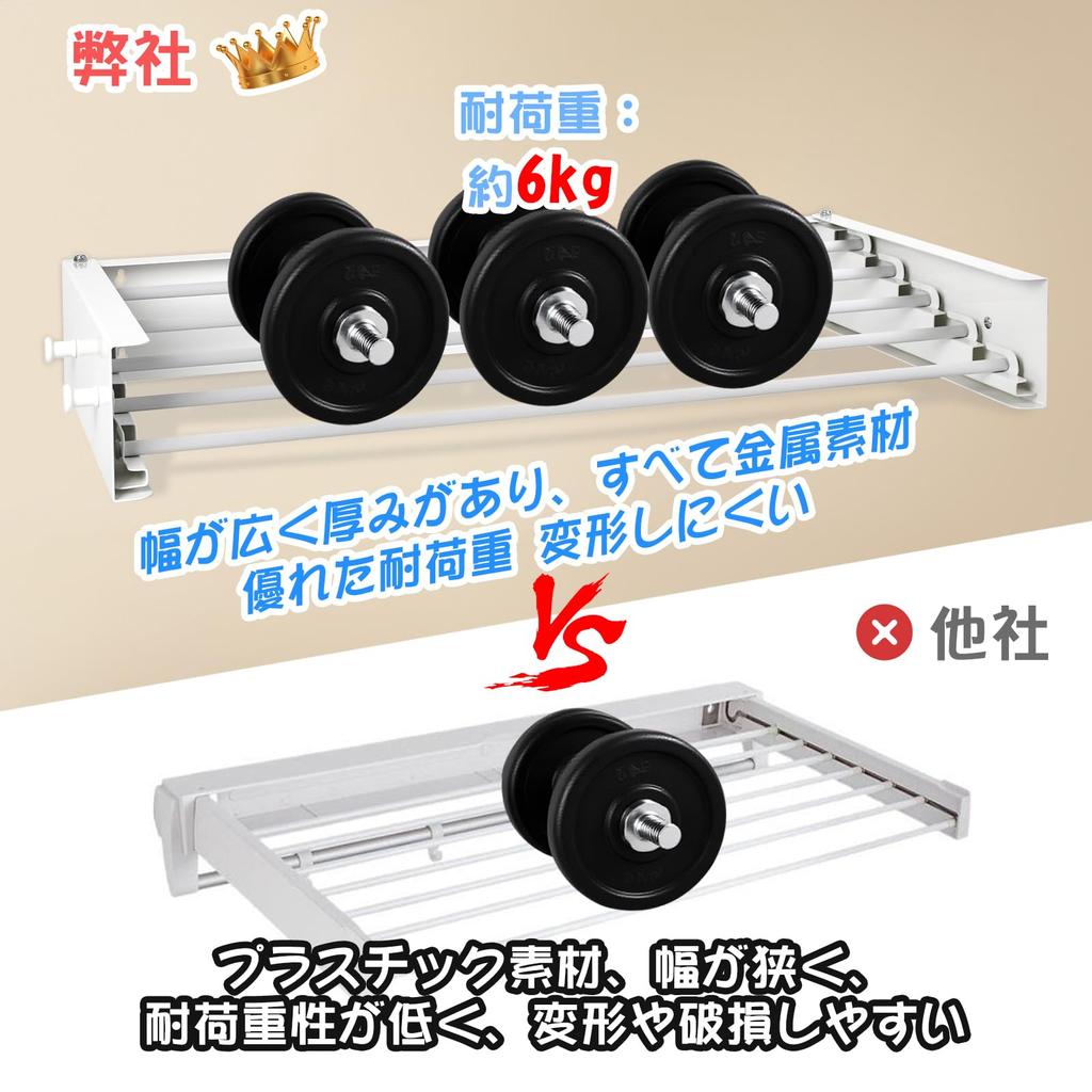 Clothes Drying Expandable Towel Bath Towel Bath Mat Compact Simple Ideal for and 6kg Weight Aluminum Alloy White Wall-Mounted Rack, Hanger, Rack,