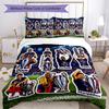 Set Biancheria da Letto Paris Saint Germain Copripiumino Traspirante con Federe Decorazione per la Casa Regalo di Compleanno