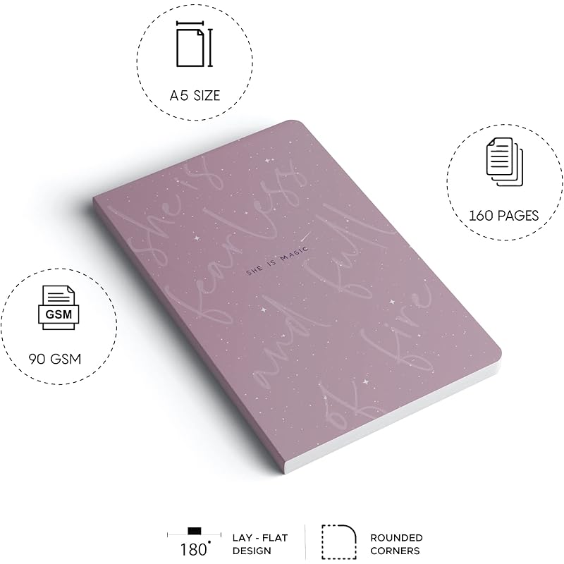 Factor Notes A5 Notebook: Ruled | 90 Gsm | 160 Pages (Fearless) a5