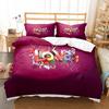 Love Heart Polyester Duvet Cover Set King Queen Twin Full Size Romantic Theme Big Love Heart For Kids Girl Boy Women Bedding Set
