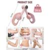 Thigh Trainer,Pelvic Floor Exercise Devices with Display Counter,Inner Thigh Exerciser Workout Equipment for Women,Pink
