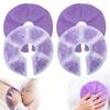 Breast Care Pads, Hot and Cold Gel Pads, Must-have for Breastfeeding and Postpartum Recovery (2 Sets, Purple)