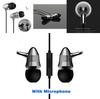 Silver Bullet Earphones Metal Deep Bass Wired Inear Headphones For Music Lovers