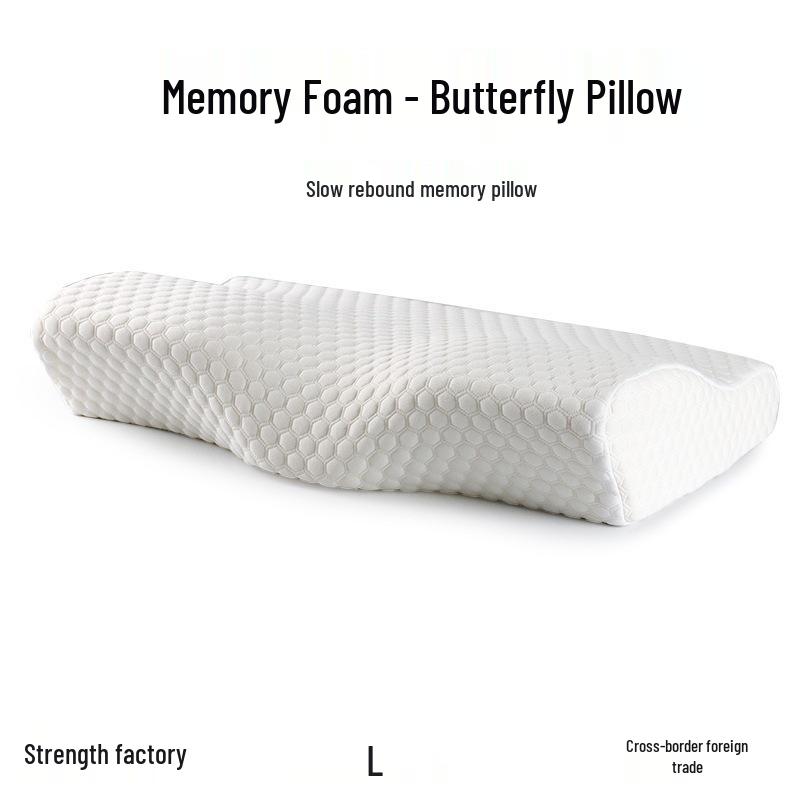 Memory Foam Butterfly Pillow: Cervical Spine Support and Sleep Aid