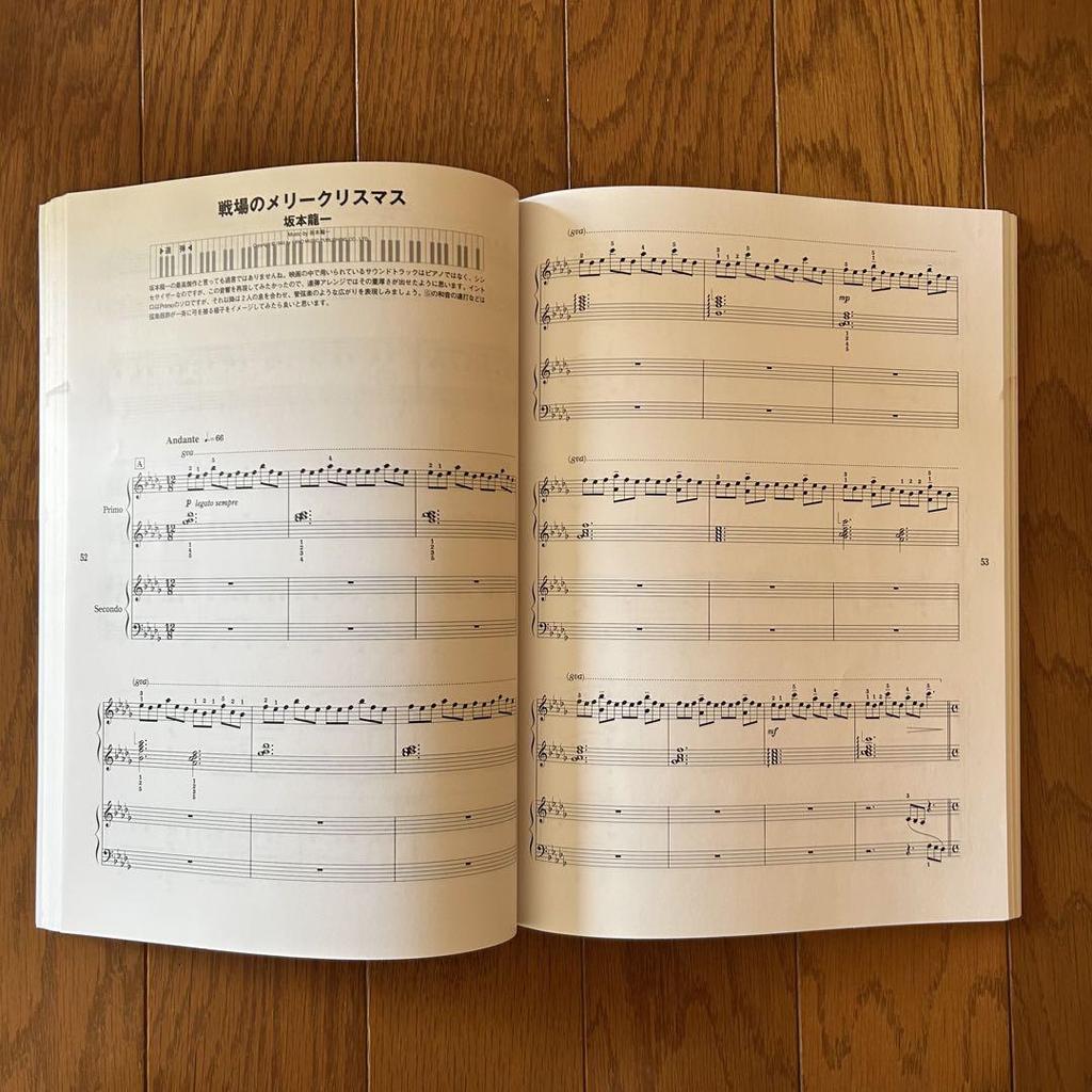 [USED] Sheet music duet & 2 pianos Standard songs to play at recitals From beginners to advanced players