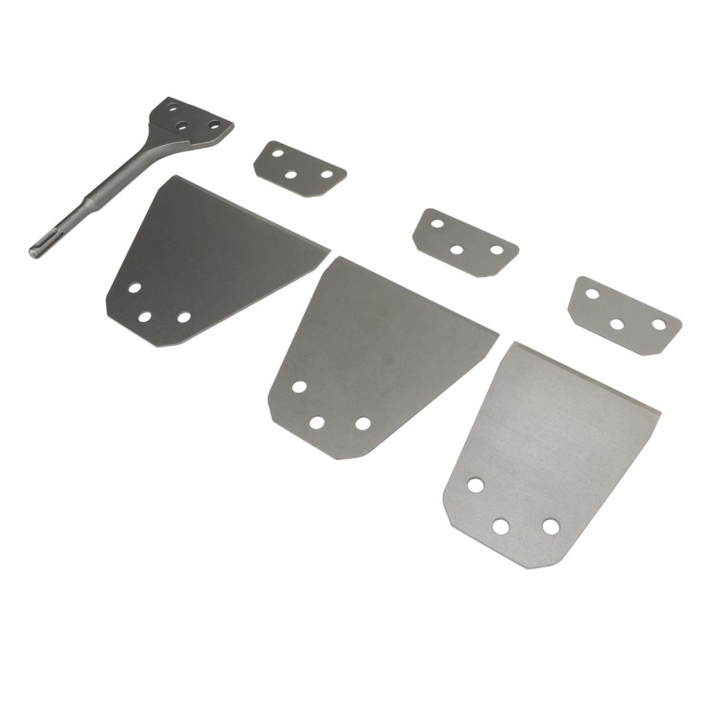 Dłuto do usuwania płytek Narzędzie Ultracienki Okrągły Uchwyt Zestaw Skrobaka do Podłóg i Ścian do Młota Elektrycznego