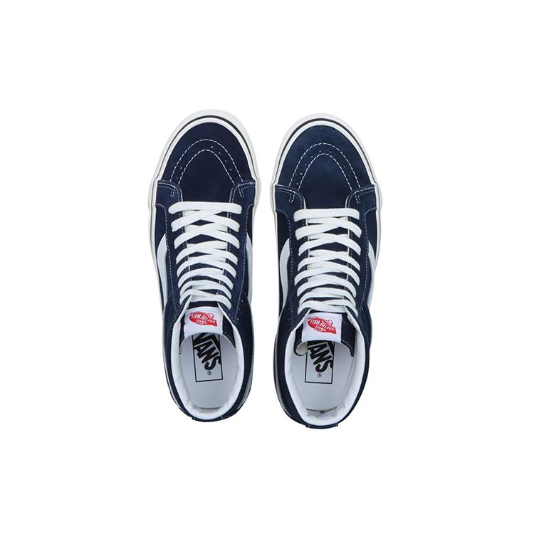 Vans SK8 Retro Side Stripe Unisex High Top Sneakers Blue White VN0A38GF9GK
