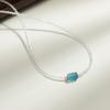 Spring/Summer Aquamarine Crystal Beaded Bracelet - Elegant & Versatile Jewelry