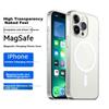 Transparent Magnetic Case for iPhone 15 Pro Max Ultra-Thin Lightweight Shockproof Sweat-Resistant Soft Cover