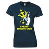 Inspired By Rocky 4 Ivan Drago I Must Break You Ladies Skinny Fit Tshirt