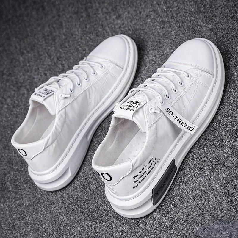 Νέα Άφιξη Παπούτσια από Καμβά Καλοκαιρινά Αναπνέοντα Άνετα Ανδρικά Αθλητικά Παπούτσια Casual Πεζοπορίας Επίπεδα με Κορδόνια Μόδα Ανδρικά Βουλκανιζέ Παπούτσια