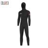 OUZO Mens 1.5mm Full Body Hooded Wetsuit Long Sleeve Diving Surfing Swimming Warmth UV Protection