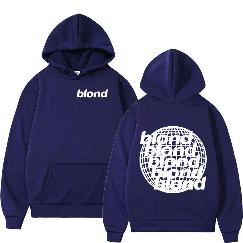 Rapper Frank Print Graphic Hoodie Men Hip Hop Fashion Ocean Sweatshirts Unisex Casual Streetwear Y2K Street Pullover Clothing
