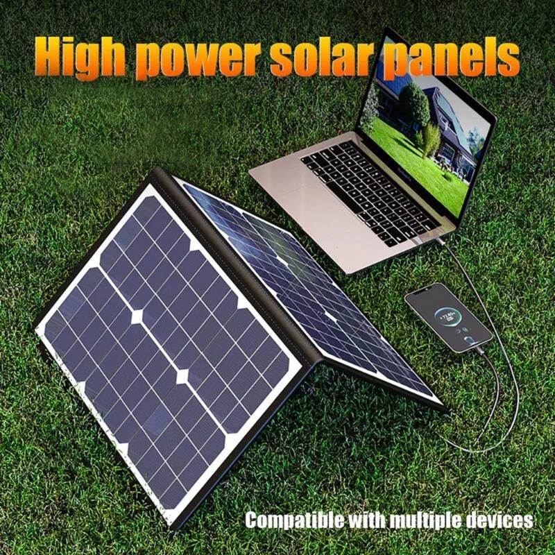 Portable Solar Charging Device 40W Folding Solar Charge Cell Plate Charging Device For Travelling Camping Hiking