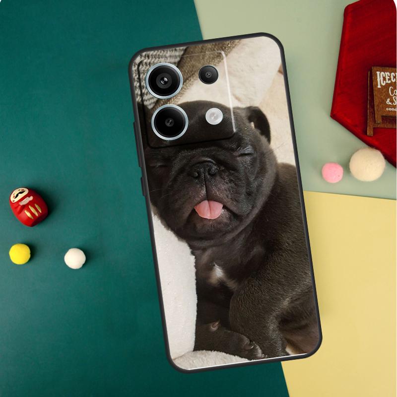Cute Pug Dog Case For Xiaomi Redmi Note 13 11 8 9 10 12 Pro 12S 11S 10S 9S Redmi 13C 9C 10C 12C Cover