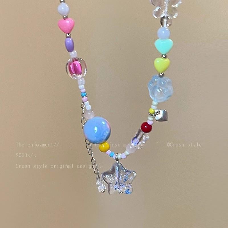 [Замок Любви на Всю Жизнь] Ожерелье-Замок Руи Пин Ань Женский Подарок Девочкам Нишевая Премиальная Цепочка на Ключицы Нишевая