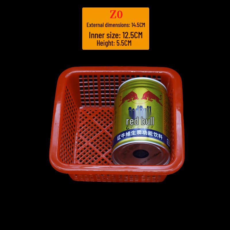 Multi-Purpose Square Plastic Baskets (10-Pack)