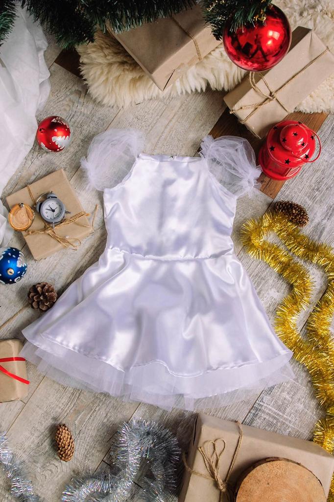 Girls’ Elegant Snowflake Costume Dress – Magical Look & Comfortable Fit, Winter, 7017 HC