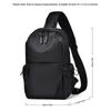 Men's Multifunctional Chest Bag Men's Fashionable Crossbody Bag Multifunctional Shoulder Bag Suitable for Daily Commuting Fitness Cycling