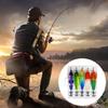 5Pcs Glows Squid Jig Lures Cuttlefish Sleeve Squid Jig Baits Night Fishing Octopuses Lures Hard Artificial Shrimp Baits