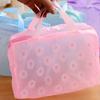 3PC Transparent Waterproof Portable Makeup Bag Toiletry Travel Makeup Cosmetic Wash Toothbrush Pouch Organizer Storage Bag
