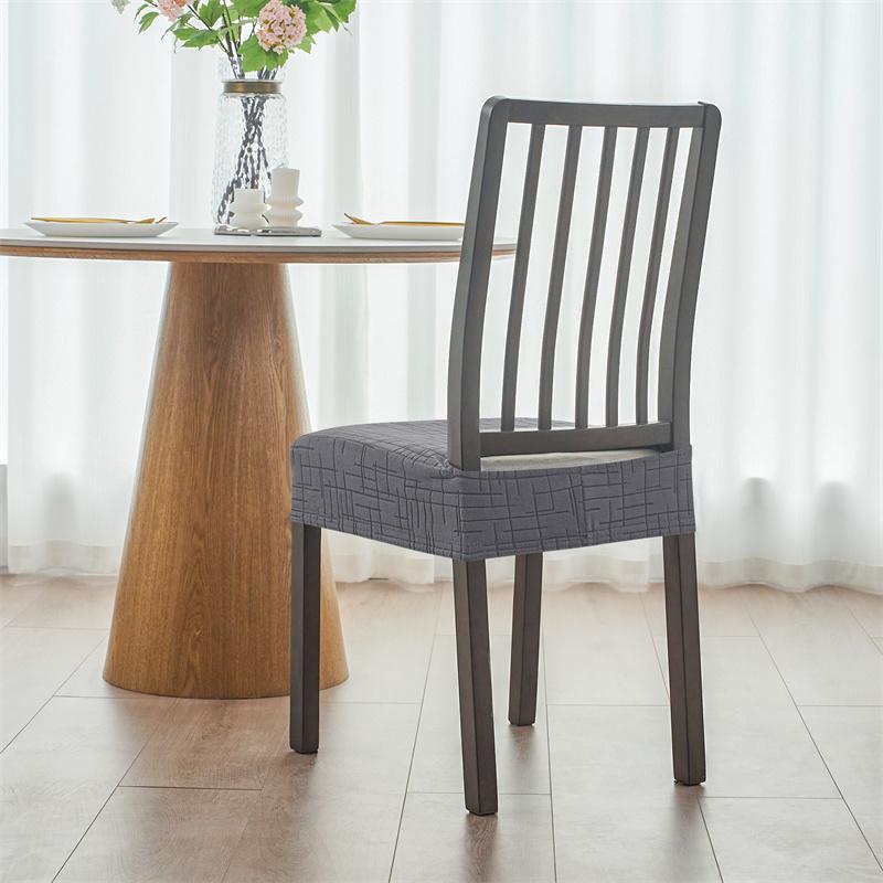 1/4pcs Nordic Dining Chair Seat Covers Anti-dirty Stretch Chair Cushion Covers Non-Slip Seat Slipcover for Hotel Restraurant