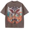 Heißer Anime My Hero Academia Endeavour Hawks Kleidung Herren Damen T-Shirts Gewaschenes Baumwoll-T-Shirt Retro Oversized T-Shirt Harajuku T-Shirt