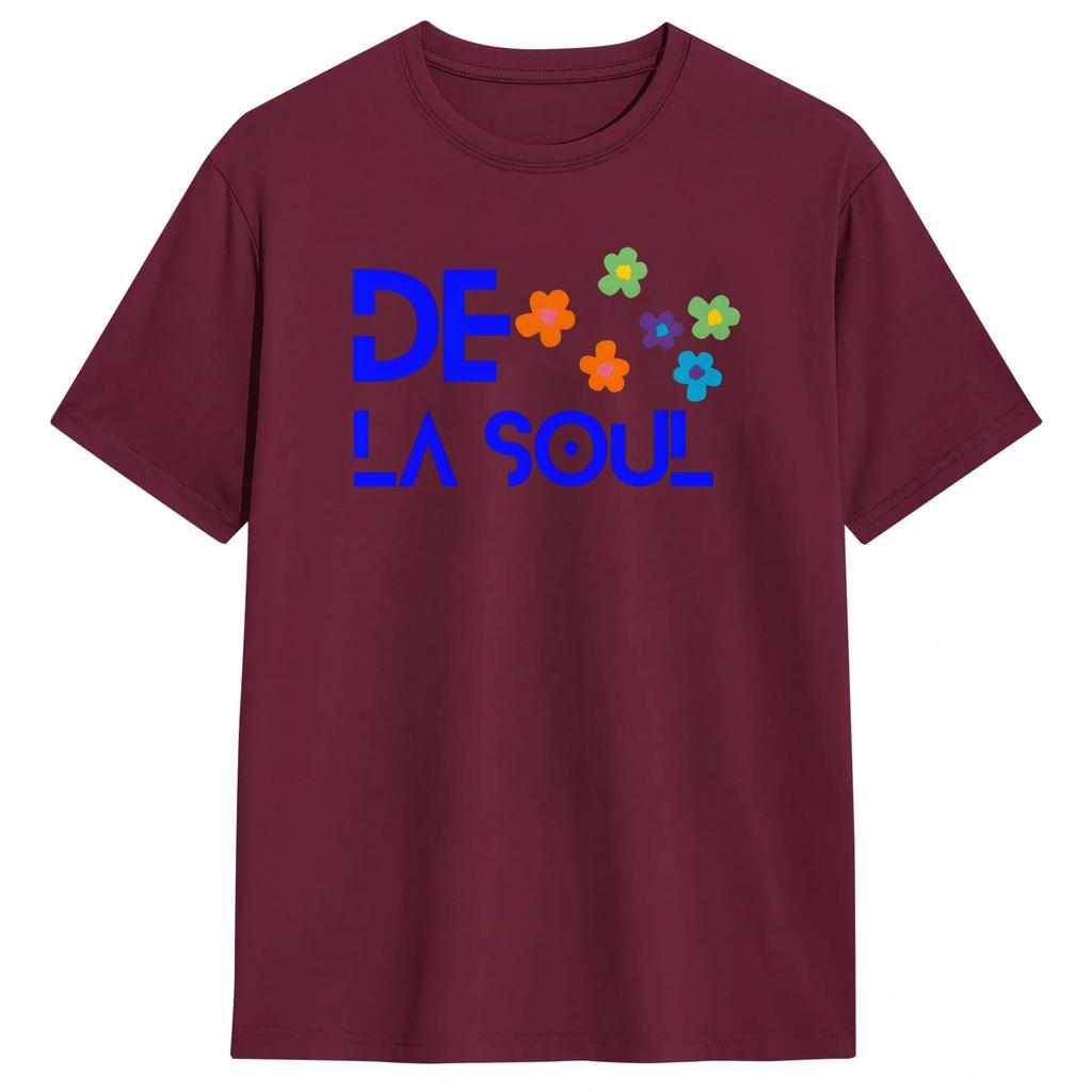 Hip Hop De La Soul 100 Cotton T Shirt For Unisexs Summer Y2K Funny T Shirts ONeck Hippie Tee Shirt Oversized Hot Sale Tops