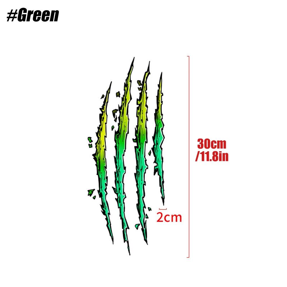 1Pc Car Decals Monster Claw Scratch Marks Auto Headlight Bumper Sticker Water-Repellent Automobile Motorcycle Vinyl Decal