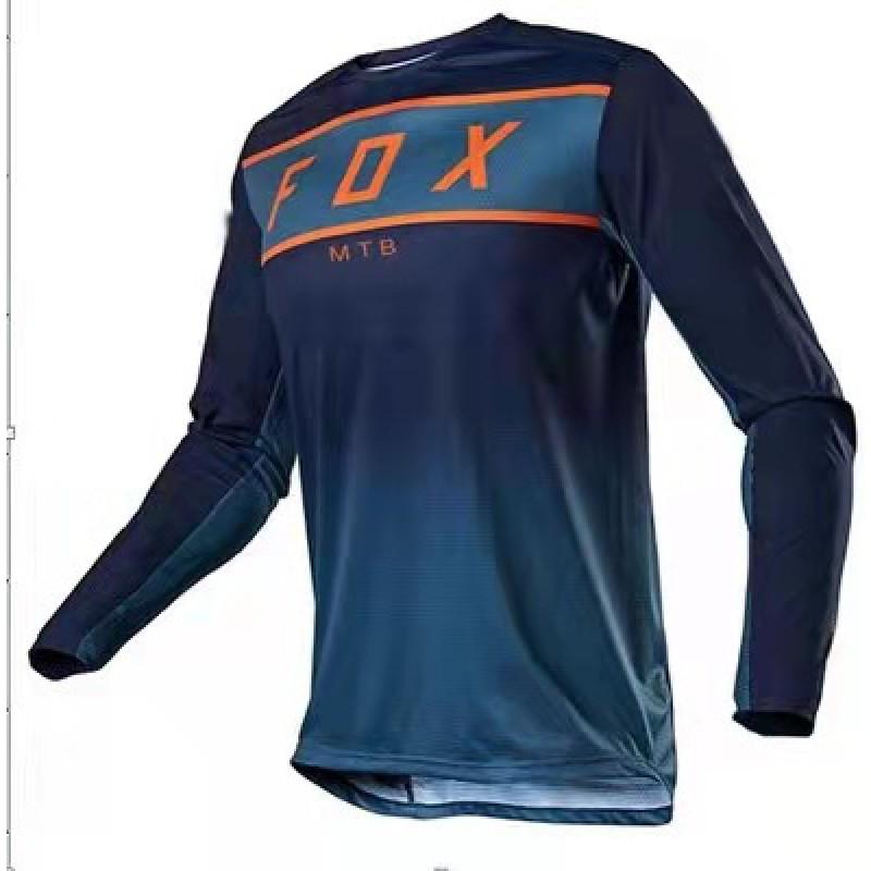Mens Long Sleeve Cycling Jersey Breathable Quick-Dry Mountain Road Bike MTB Outdoor Sport Shirt