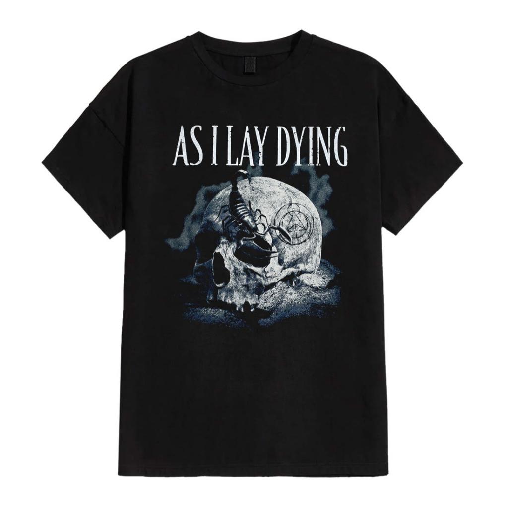 2026 As I Lay Dying Maglietta in Cotone per Band Unisex Estiva Manica Corta Marca di Moda T-shirt Lusso Casual Vintage