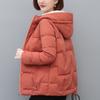 2024 Fashionable Women's Hooded Down Cotton Jacket: Slim, Thick, and Cozy for Winter