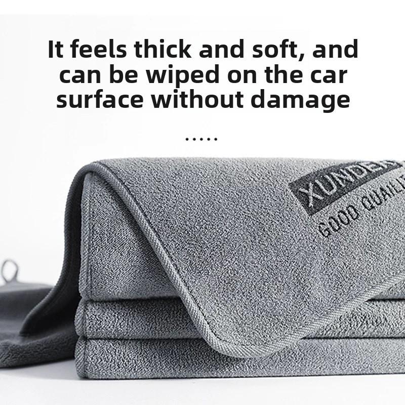 Super Absorbent Microfiber Car Wash Towel For Outdoor Detailing And Home Use