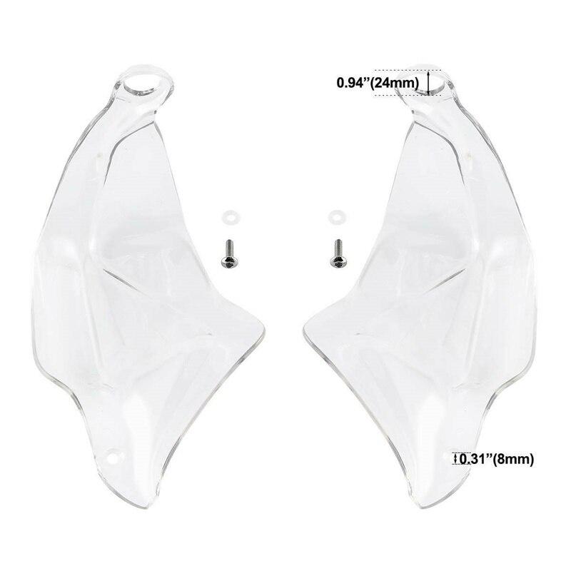 2Pcs Motorcycle Handguard Hand Shield Guard Wind Protector Windshield for BMW R1250GS ADV R1200GS LC F800GS