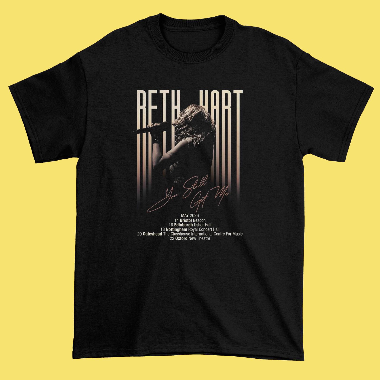 BETH HART Announces “You Still Got Me” – May 2026 UK Tour Shirt HL666 L