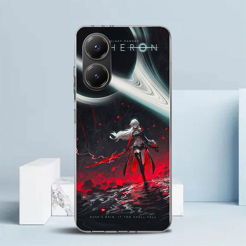 Honkai Star Rail Acheron Soft Cover for Xiaomi Poco F7 Ultra X7 X6 X5 Pro M7 Phone Case Redmi 15 15C 13 13C 12 12C 10 10C Print