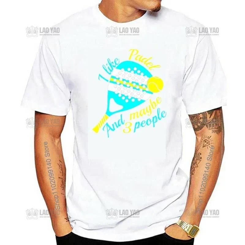 Padel Padel Divertido T-shirt Funny Casual Soft Premium Men's Clothing Tee Shirt Graphic Tops Harajuku