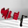 3/4in Heavy Duty Pipe Clamp Malleable Iron Water Pipe Clip for Woodworking Panel Slot Carpenter