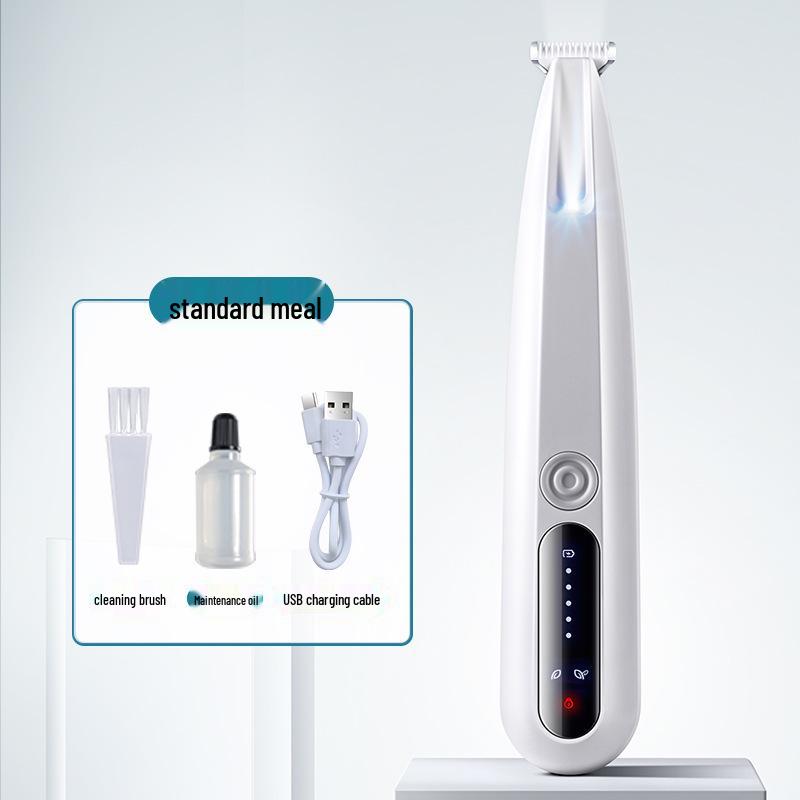 Pet Paw Trimmer: Waterproof Electric Clipper with LED for Cats & Dogs