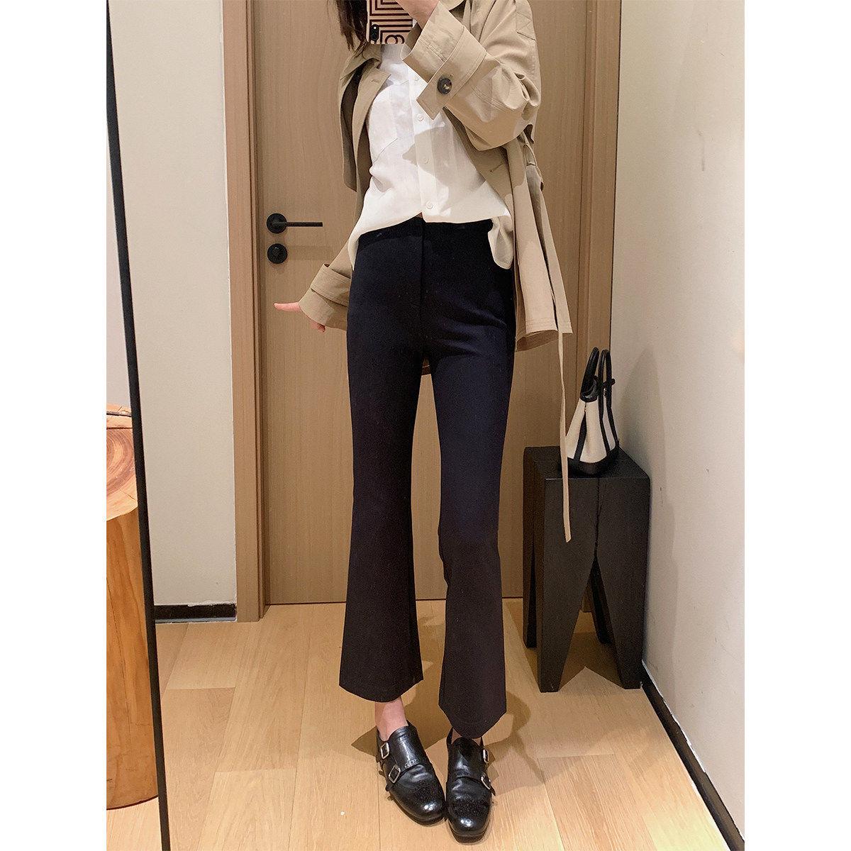 

Spring Ready: Petite Micro-Flare Slimming Pants – Four-Way Stretch Flattering Fit XL чёрный/синий