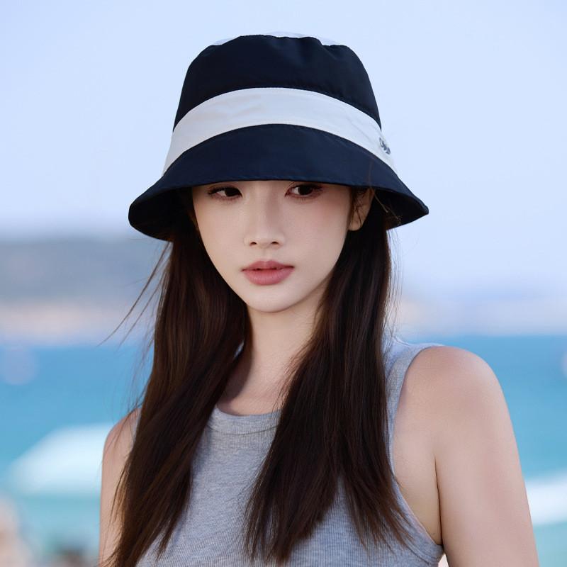 Sun Protection Wide Brim Fisherman Hat With Breathable Polyester For Beach And Travel